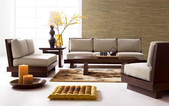 wooden modern sofa sets