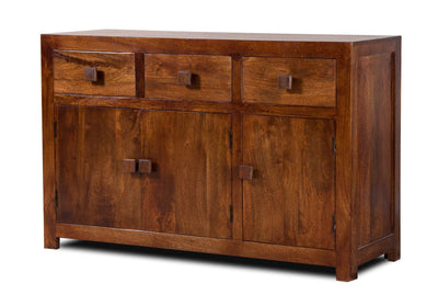 mango wood satara sideboard cabinet in modern design