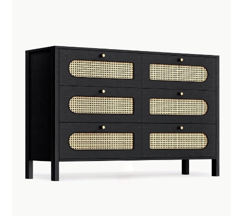 Buy wooden chest of drawer dresser cabinet with rattan cane online ! -  Furniture Online: Buy Wooden Furniture for Every Home | Sunrise  International