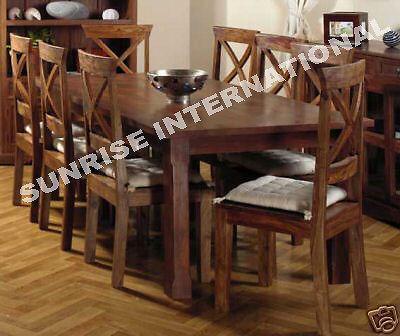 Solid wood pcs Dining Set table chairs