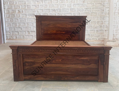 Wooden Designer Queen Box Storage Size Bed 60X75 Inch Mattress Area Home &