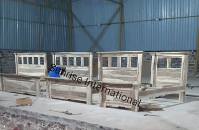 Buy Artistic Casting Jali King - Queen - Single Wooden Bed - Latest designs - Choose your size