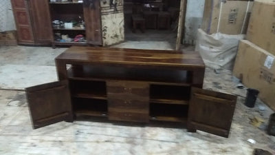 Contemporary Wooden Sideboard cabinet rack ( 2 door, 3 drawers , 1 Open shelf )