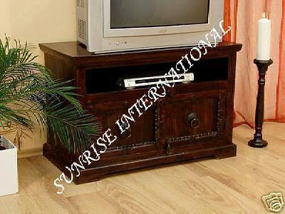 Ethnic Design Wooden TV cabinet - Main Image