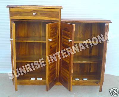 buy solid sheesham wood wooden shoe rack cabinet online with best designs in India at cheap price - www.thetimberguy.com