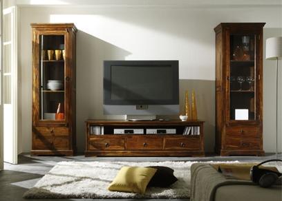 Tv cabinet - Buy solid sheesham wood TV entertainment unit stand