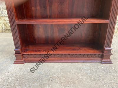Wooden Bookcase Bookshelf Display Rack With Hand Carving ! Home & Living:furniture:living Room:book