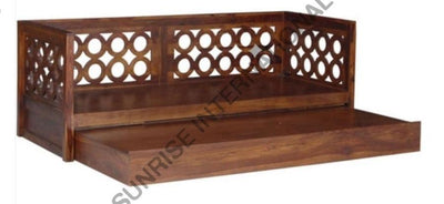wooden sofa bed design