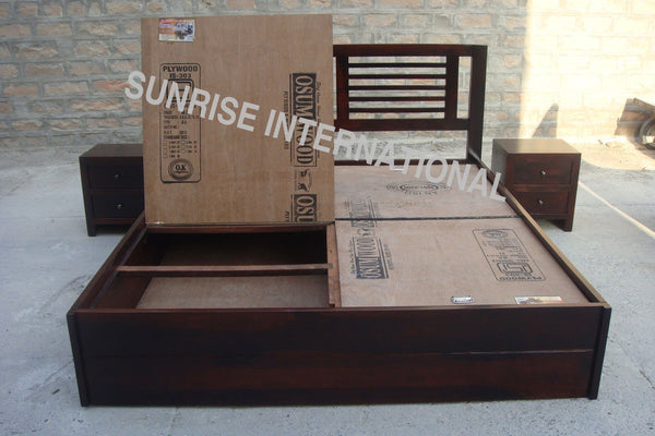 Double bed shop storage box