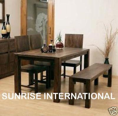 Fabindia dining table on sale and chairs