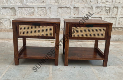 Artistic Rattan cane Sheesham wood King & Queen Bed with box storage Home & Living:Furniture:Bedroom:Beds