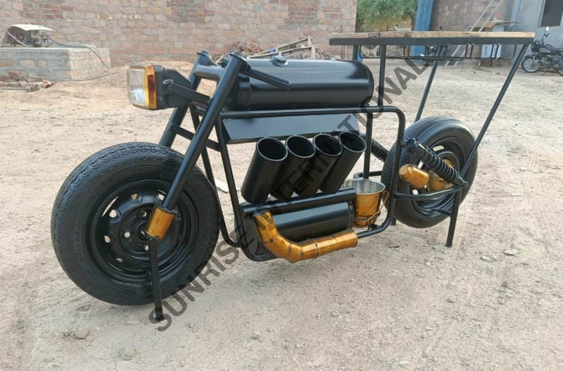 Automobile Furniture - Buy motorcycle design console bar table cabinet ...