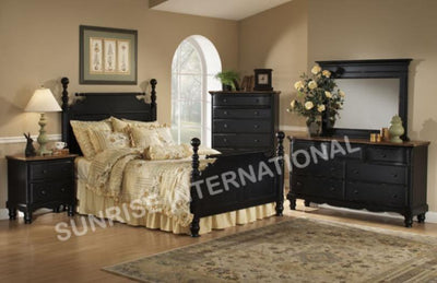 Bedroom Furniture - Stylish Wooden 6 pc King size Bedroom set !!- Furniture online: Buy wooden furniture for every home with best designs