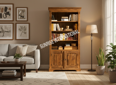 Buy Ethnic Style Wooden BookShelf , Bookcase, Display Cabinet !