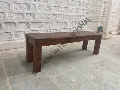 Buy Stylish Wooden Dining table Chair Bench furniture set for modern Home - Choose your combination Home &