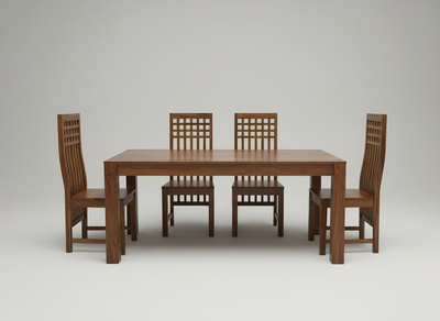 solid wood 4 seater dining table furniture set designs online