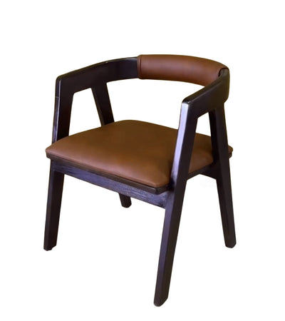 Buy solid Mango wood accent dining Arm chair for home, cafe, restaurant & hotel !