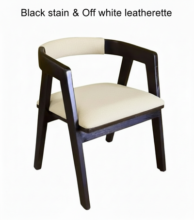 Buy solid Mango wood accent dining Arm chair for home, cafe, restaurant & hotel !