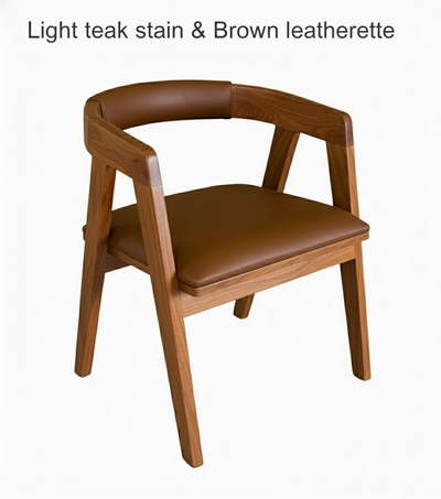 Buy solid Mango wood accent dining Arm chair for home, cafe, restaurant & hotel !