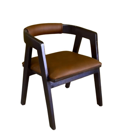 Buy solid Mango wood accent dining Arm chair for home, cafe, restaurant & hotel !