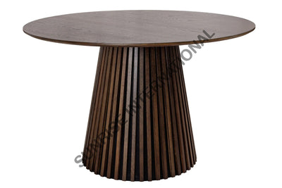 Contemporary Solid Wood 6 Seater Round Dining table 140 x 140 x75H cms! Home & Living:Furniture:Dining Room