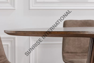 Contemporary Solid Wood 6 Seater Round Dining table 140 x 140 x75H cms! Home & Living:Furniture:Dining Room