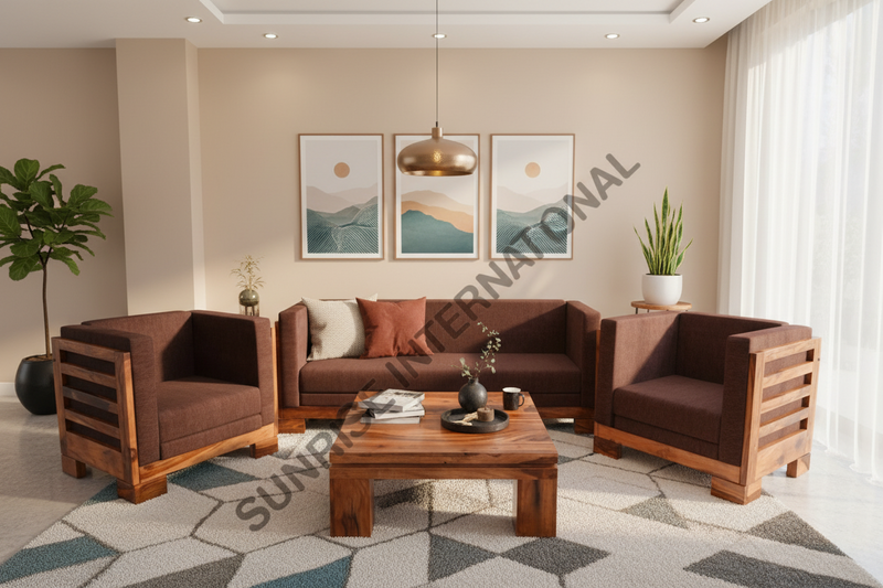 Sofa Set: Buy wooden Sofa Set Online with best designs in sheesham wood ...