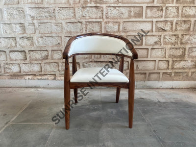 Designer Sheesham wood accent dining Arm chair for home cafe restaurant & hotel Home & Living:Furniture:Living