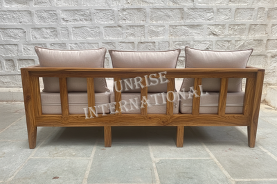 Designer wooden rattan cane sofa set with cushion - Make your combination !