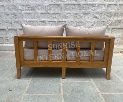 Designer wooden rattan cane sofa set with cushion - Make your combination !