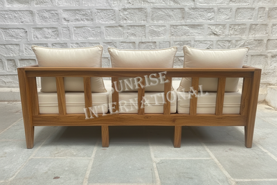 Designer wooden rattan cane sofa set with cushion - Make your combination !