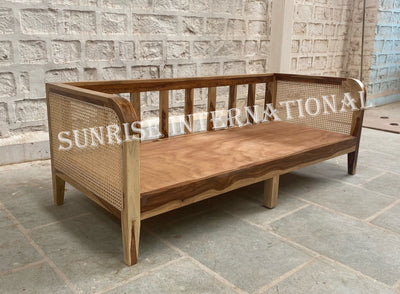 Designer wooden rattan cane sofa set with cushion - Make your combination !