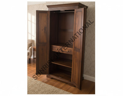 Ethnic Style Wooden 2 door Cupboard / Wardrobe!! Home & Living:Furniture:Bedroom:Wardrobes & Cabinets