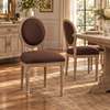 wooden louis dining chair