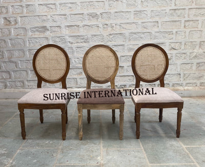 solid wood rattan cane vintage chair design furniture online