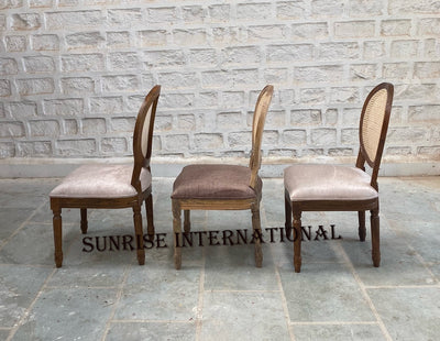 solid wood rattan cane vintage chair design furniture online