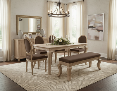French style designer dining table set