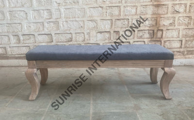 French style solid wood dining table chair bench set