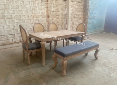 solid wood french style dining table set latest design