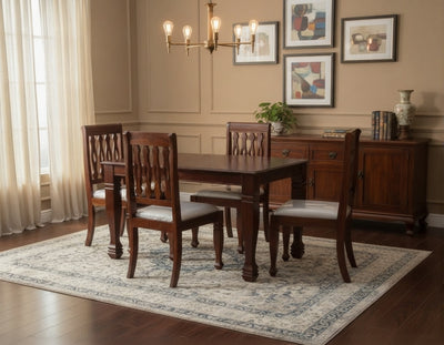 4 four seater wood dining table set designs