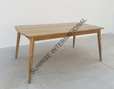 Handmade Wooden Dining table chair set in Retro Style
