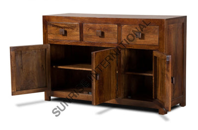 Handmade Wooden Satara Sideboard Cabinet In Contemporary Style !