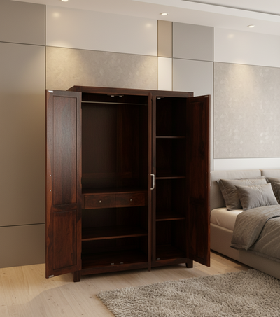Home Furniture - Wooden 3 door Cupboard / Wardrobe !!