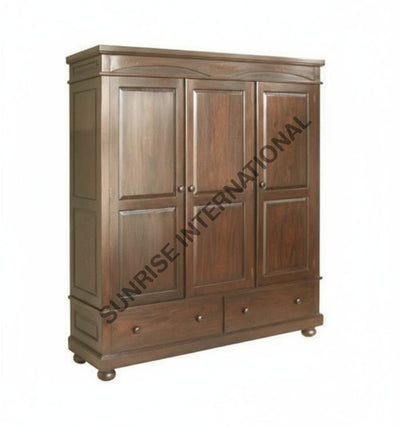 buy solid sheesham wood wooden wardrobe cupboard online with best designs in India at cheap price - www.thetimberguy.com