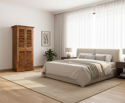 Home Furniture - Wooden 4 door Wardrobe Almirah !!