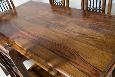 Indian Jali Furniture - Wooden Dining Set