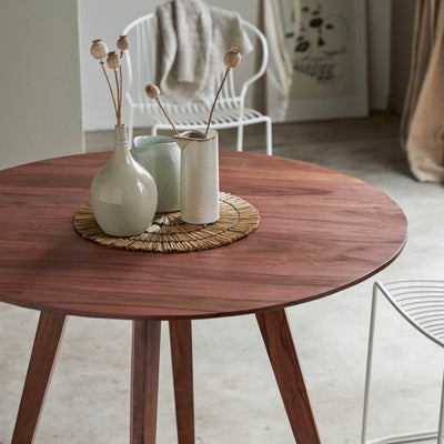 Mid Century Solid Sheesham Wood 4 seater Round Dining table !