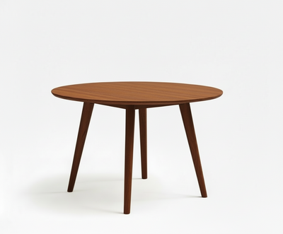 Mid Century Solid Sheesham Wood 4 seater Round Dining table !