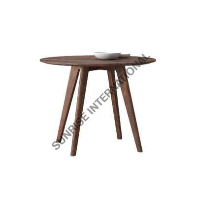 Mid Century Solid Sheesham Wood 4 Seater Round Dining Table! Home & Living:furniture:dining Room