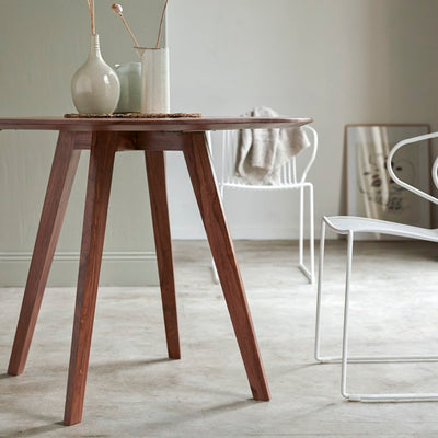 Mid Century Solid Sheesham Wood 4 seater Round Dining table !